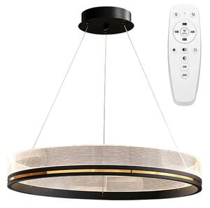 APP1192-CP LED κρεμαστό φωτιστικό μαύρο και χρυσό