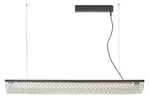 Bover LED κρεμαστό φωτιστικό Nans Balis S/140, καφέ/μπεζ, 140 cm