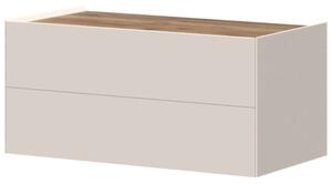 Έπιπλο Τηλεόρασης Επιτοίχιο Spike Mini 162734159 90x47x37cm Natural-Beige