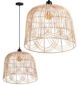 ΚΡΕΜΑΣΤΟ ΦΩΤΙΣΤΙΚΟ ΟΡΟΦΗΣ NATURAL BOHO APP1352-1CP 40 cm