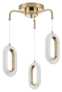 ΚΡΕΜΑΣΤΟ ΦΩΤΙΣΤΙΚΟ ΟΡΟΦΗΣ LED G173-3CP GOLD