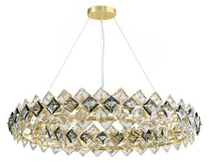 Κρυστάλλινο κρεμαστό φωτιστικό SWE094-CP 60cm Gold