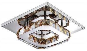 Κρυστάλλινο τετράγωνο φωτιστικό οροφής Glamour Plafond 8W APP405-C APP406-C