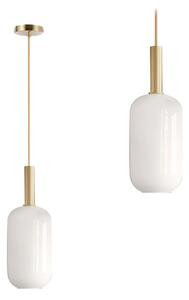Κρεμαστό φωτιστικό Milk Glass Tube APP667-1CP Gold