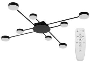 ΣΥΓΧΡΟΝΟ ΦΩΤΙΣΤΙΚΟ ΟΡΟΦΗΣ LED 8 ΒΡΑΧΙΩΝ APP523-8C Μαύρο