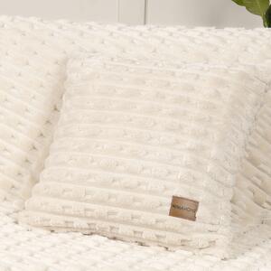 Διακοσμητική Μαξιλαροθήκη Fleece (45x45) Nima Savara L.Beige