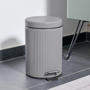 Κάδος Απορριμμάτων Μπάνιου (Φ17x26) Z-L 3lt Grey 18965
