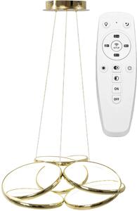 Μοντέρνο φωτιστικό οροφής LED + PILOT APP794-CP Flat Gold