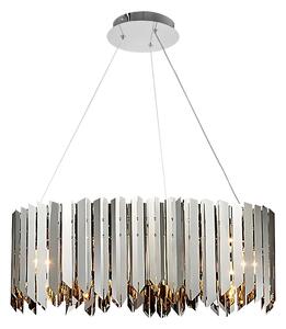Κρυστάλλινο φωτιστικό οροφής APP1763-8CP metal CHROME