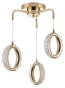 ΚΡΕΜΑΣΤΟ ΦΩΤΙΣΤΙΚΟ ΟΡΟΦΗΣ LED G176-3CP GOLD