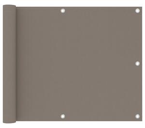 VidaXL Διαχωριστικό Βεράντας Taupe 75 x 300 εκ. Ύφασμα Oxford