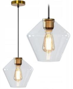 APP440-1CP Transparent γυάλινο φωτιστικό οροφής
