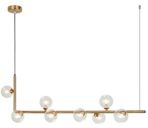 Κρεμαστό φωτιστικό Glass Ball 8 τμχ APP615-8CP Gold