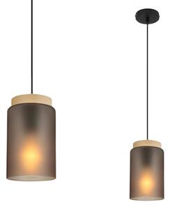 Κρεμαστό φωτιστικό APP1810-1CP Frosted Grey