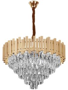 Κρεμαστό φωτιστικό με κρύσταλλα G050-CP 50CM GOLD
