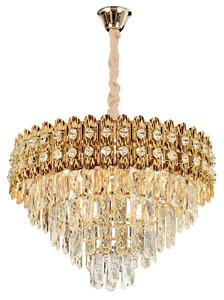 Κρεμαστό φωτιστικό με κρύσταλλα G058-CP 60CM GOLD