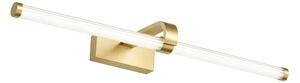 Επιτοίχο φωτιστικό μπάνιου LED APP1886-1W 60cm BRUSH GOLD