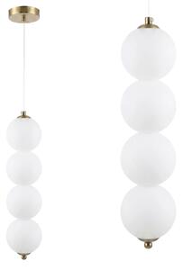 Κρεμαστό φωτιστικό οροφής LED LHJ118-4CP ματ χρυσό