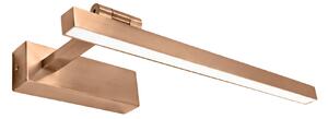 Επιτοίχο φωτιστικό μπάνιου LED SWE037-1W 40cm BRUSH COPPER