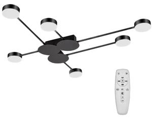 ΜΟΝΤΕΡΝΟ ΦΩΤΙΣΤΙΚΟ ΟΡΟΦΗΣ LED 6 ΒΡΑΧΙΩΝ APP521-6C Μαύρο