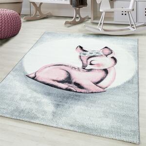 Χαλί Bambi Ροζ V3 120x170 cm