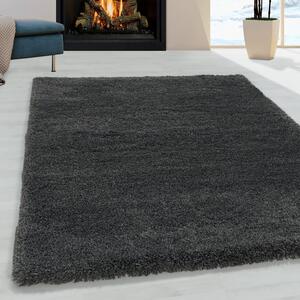 Χαλί Fluffy Γκρι 80x250 cm