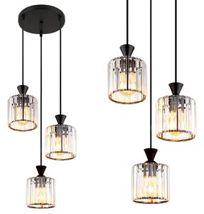 Κρεμαστό φωτιστικό EBT025-3CP BLACK