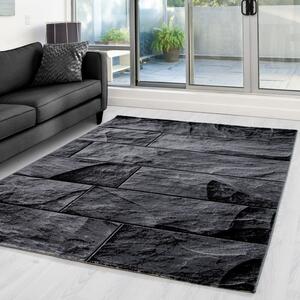 Χαλί Parma Μαύρο V4 80x150 cm
