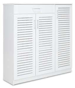 Παπουτσοθήκη Sante 30 Ζευγάρια Λευκό 120x37x123 cm