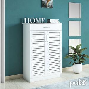 Παπουτσοθήκη Sante 20 Ζευγάρια Λευκό 80x37x123 cm