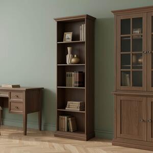 Βιβλιοθήκη Mozart Walnut 60x34.5x202.5 cm