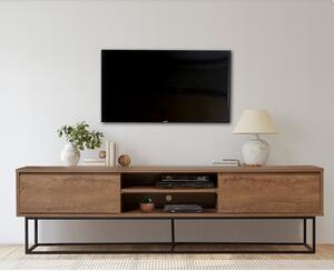 Έπιπλο TV Rodez 180 Walnut-Μαύρο