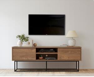 Έπιπλο TV Rodez 140 Walnut-Μαύρο