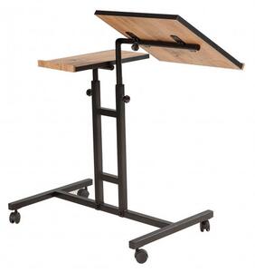 Τραπεζάκι Laptop Glen Atlantic Pine-Μαύρο