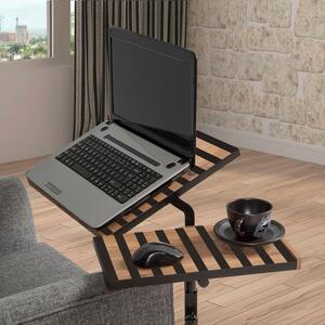 Τραπεζάκι Laptop Glen 768 Atlantic Pine-Μαύρο