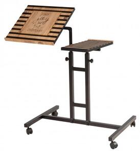 Τραπεζάκι Laptop Glen 768 Atlantic Pine-Μαύρο