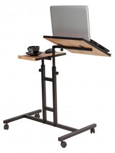Τραπεζάκι Laptop Glen 768 Atlantic Pine-Μαύρο