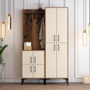 Κρεμάστρα BerlinBA Walnut-Κρεμ