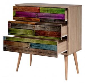 Ντουλάπα Dressing Trio-726 Sonoma Oak