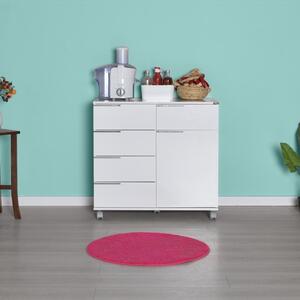 Ντουλάπα Diverse ADR-415 High Gloss Λευκό