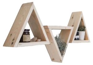 Ράφι τοίχου, Pako Word, ξύλο, 33x9x29 cm