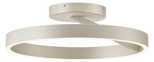 Viokef Φωτιστικό οροφής LED Saturn, Ø 40 cm, κρεμ-ασημί, μέταλλο, ρυθμιζόμενος, Μπεζ, Σαλόνι / τραπεζαρία, Μέταλλο, σύγχρονο