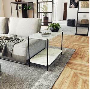 Τραπεζάκι σαλονιού Mara MDF Λευκό 80x40x55cm