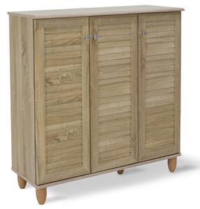 Παπουτσοθήκη SANTΟ 16 Ζευγάρια sonoma 89.5x34.5x91.5