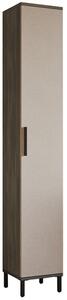 Ντουλάπα χρυσόelius Ανθρακί mocha 29.5x29.5x183.6cm