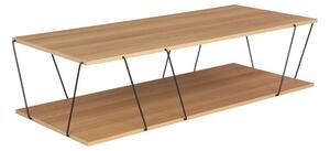Τραπεζάκι σαλονιού Tars sonoma - Μαύρο 120x50x30cm