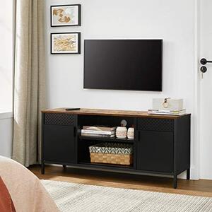Έπιπλο TV, Songmics, Μαύρο, 120x40x55 cm