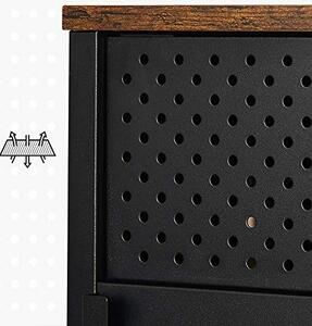 Έπιπλο TV, Songmics, Μαύρο, 120x40x55 cm