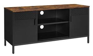 Έπιπλο TV, Songmics, Μαύρο, 120x40x55 cm