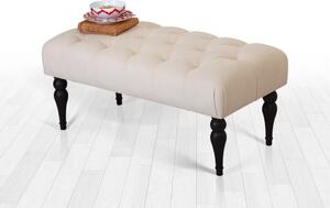 Σκαμπό πάγκος Soltani Μπεζ 50x20 cm